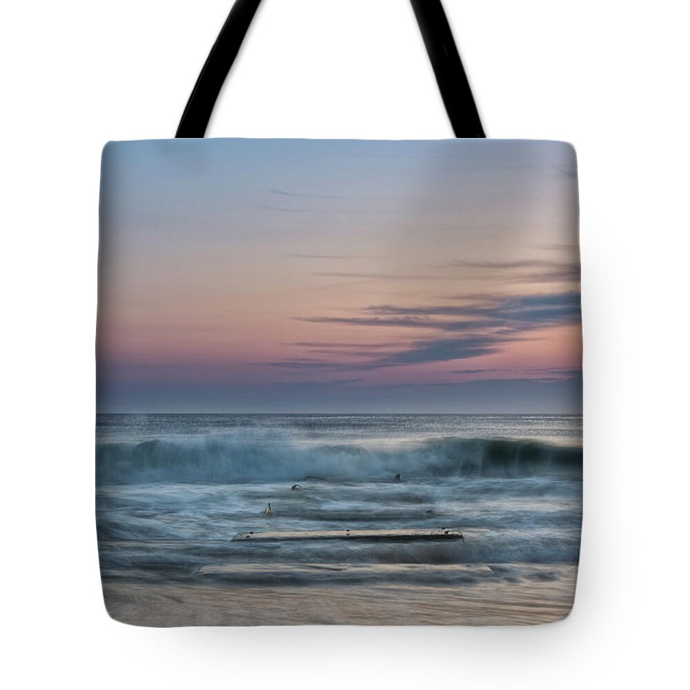 Sunrise Tote Bag featuring the photograph Sunrise Hunter by Russell Pugh