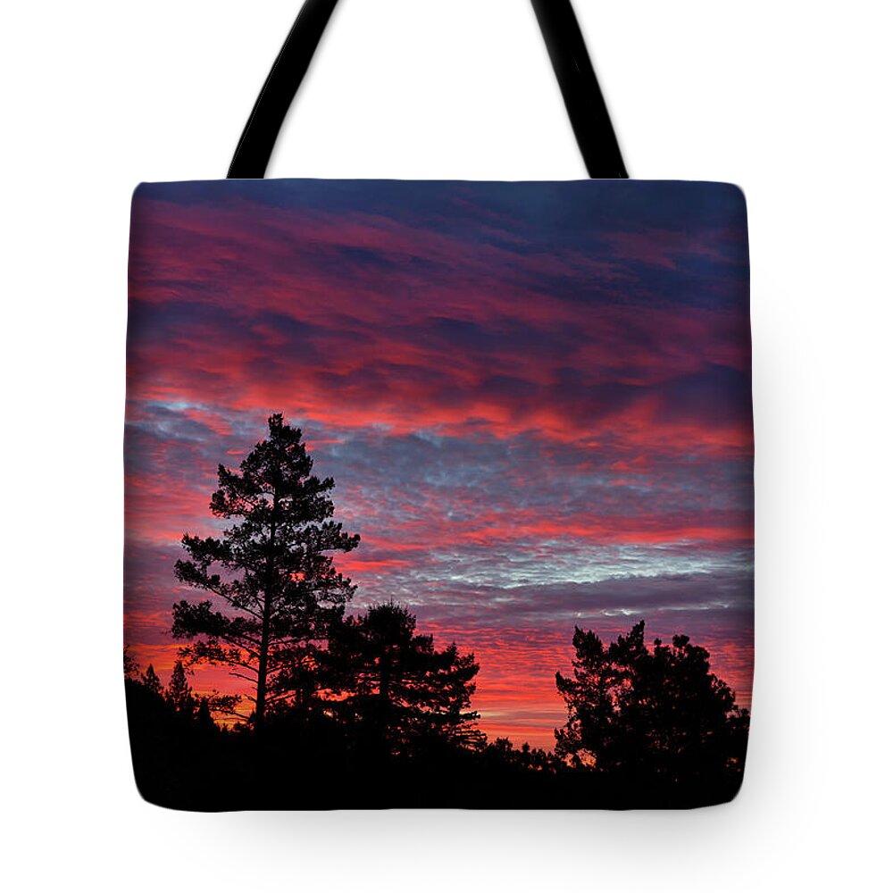 Sunrise Tote Bag featuring the photograph Sunrise in Anchor Bay by Kathleen Bishop