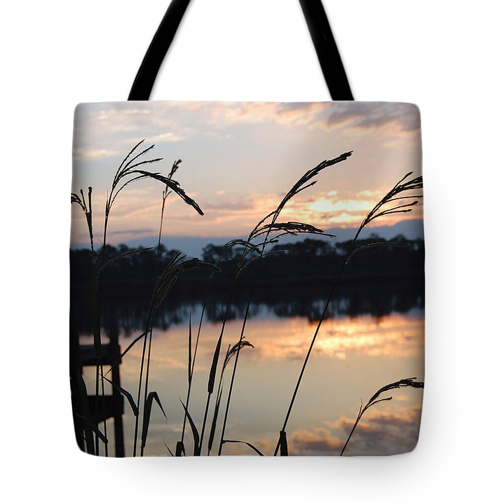 Sunrise Tote Bag featuring the photograph Sunrise in Grayton 3 by Robert Meanor