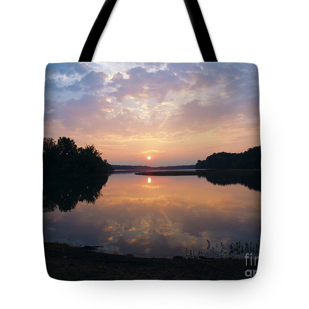 Sunrise Tote Bag featuring the photograph Sunrise Morning Bliss 152B by Ricardos Creations