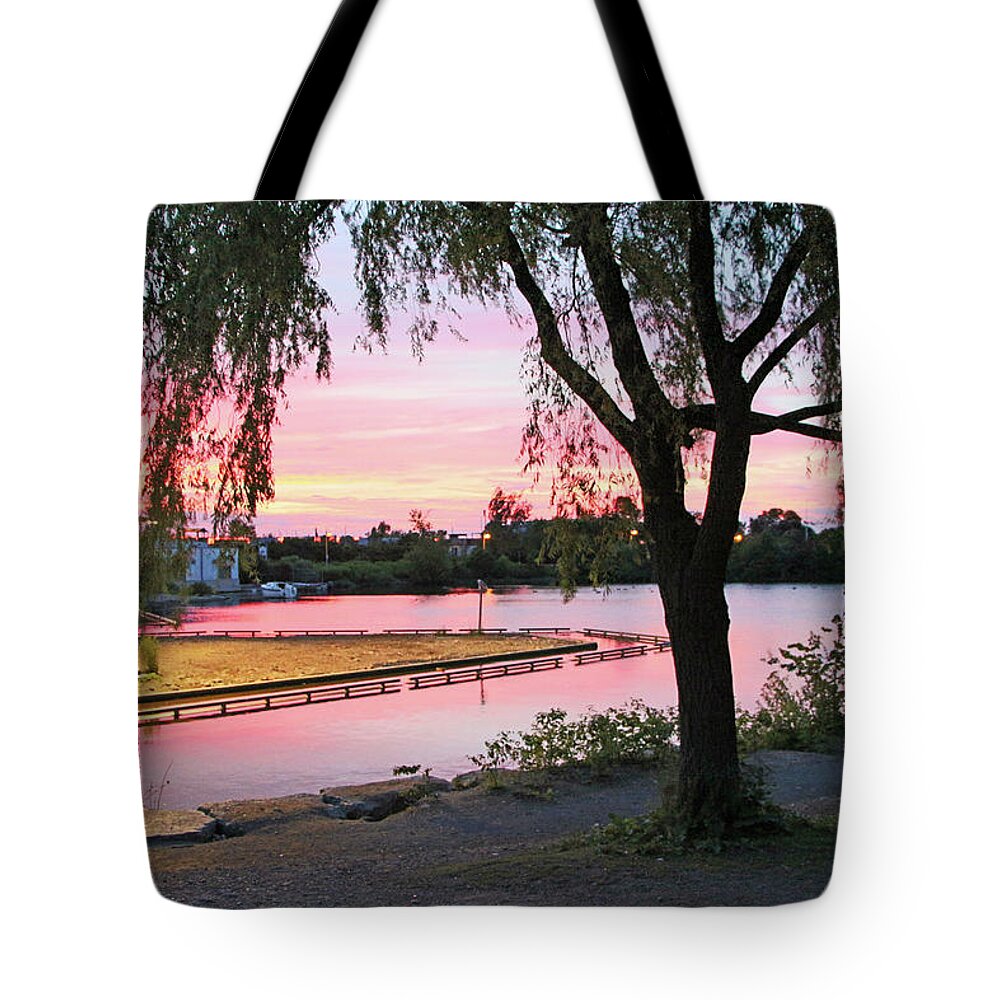 Sunrise Tote Bag featuring the photograph Sunrise of the Soul by Munir Alawi