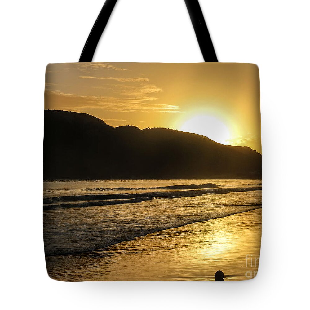 Sunrise Tote Bag featuring the photograph Sunrise surprise by Metaphor Photo