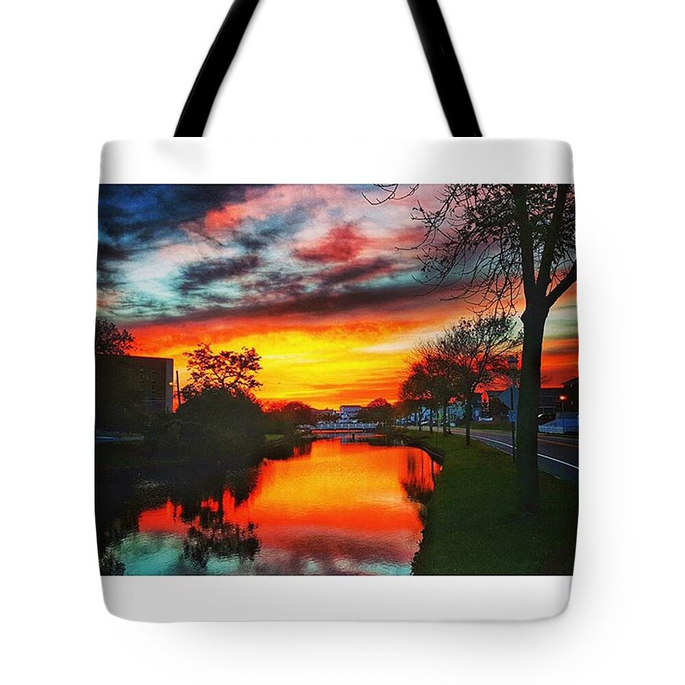 Reflection Tote Bag featuring the photograph Colors of Nature by Lauren Fitzpatrick
