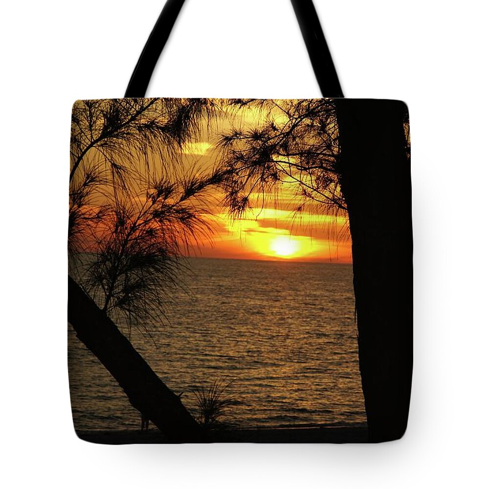 Sunset Tote Bag featuring the photograph Sunset 1 by Megan Cohen