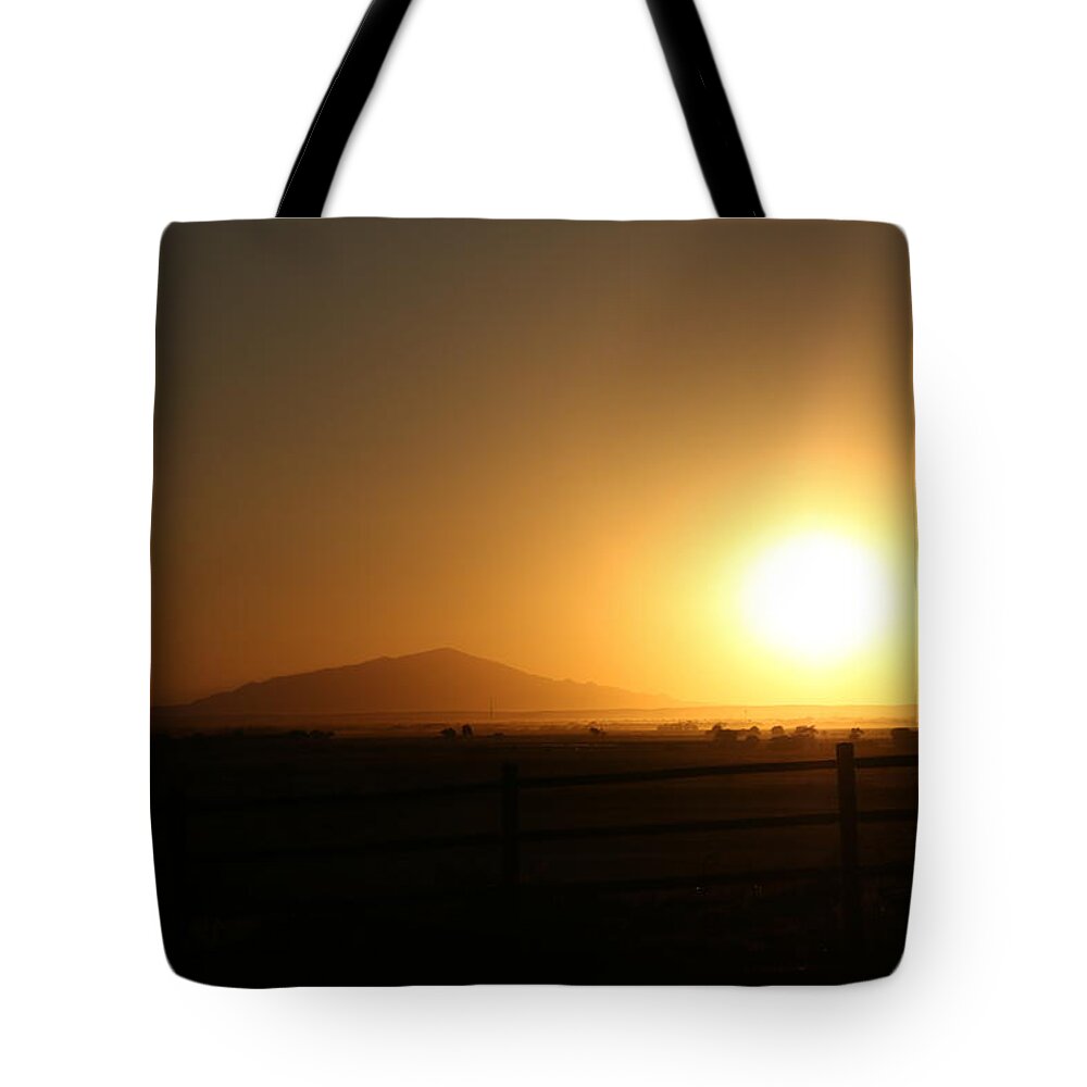 Print Tote Bag featuring the photograph Sunset at Roswell New Mexico by Ryan Crouse