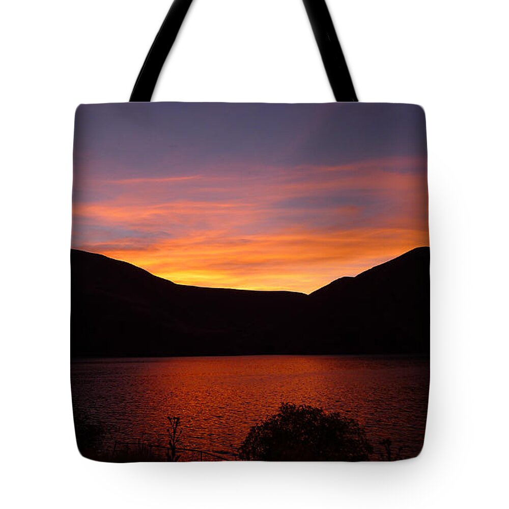 Woodhead Campground Tote Bag featuring the photograph Sunset at Woodhead Campground by Joel Deutsch