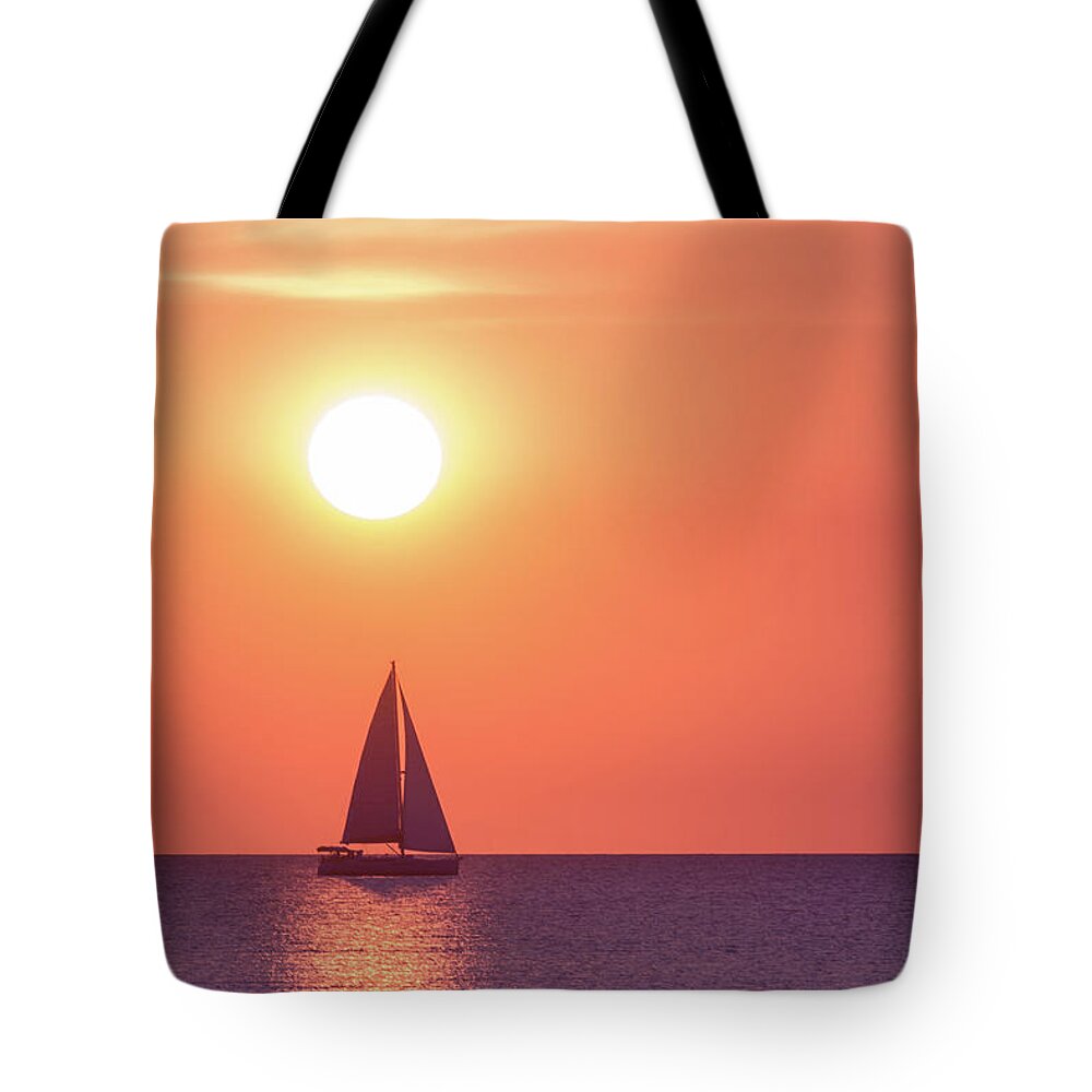 Darwin Tote Bag featuring the photograph Sunset Dreams by Racheal Christian