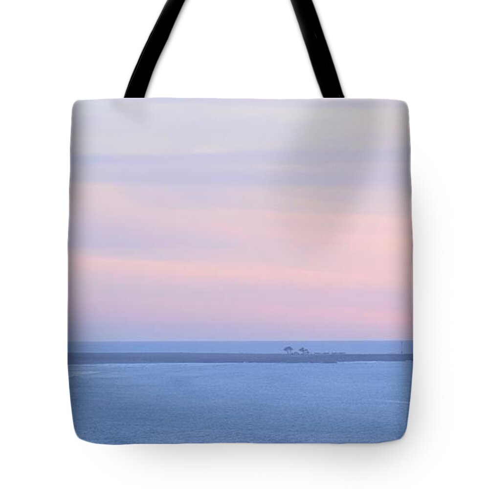 Irish Beach Tote Bag featuring the photograph Sunset from Irish Beach by Lisa Dunn