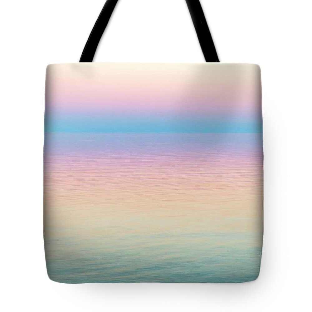Nature Tote Bag featuring the photograph Sunset hues in Rangiroa, French Polynesia by Julia Hiebaum