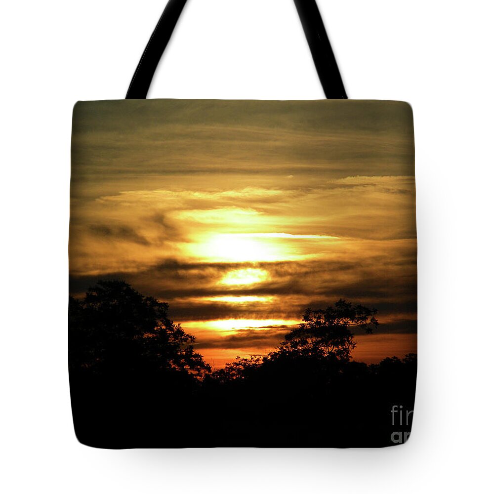 Sunset Tote Bag featuring the photograph Sunset In Carolina by Matthew Seufer