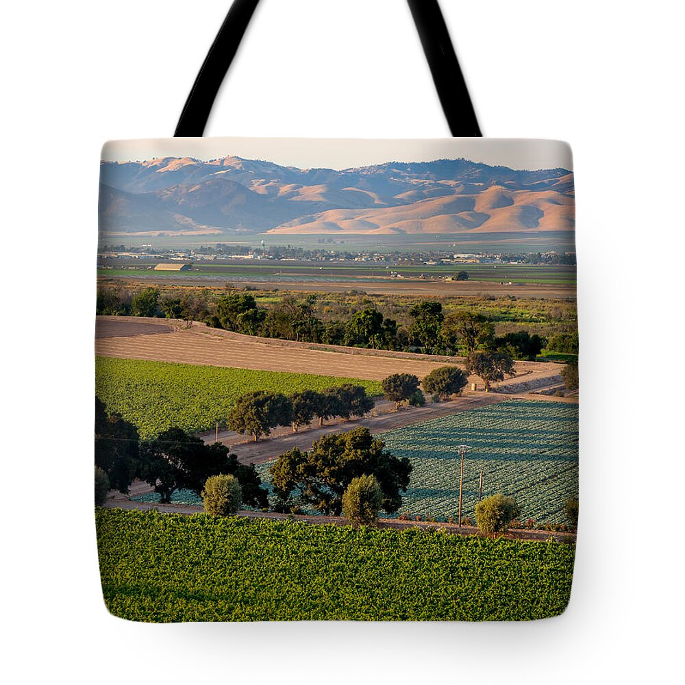 Sunset Tote Bag featuring the photograph Sunset in Salinas Valley by Derek Dean