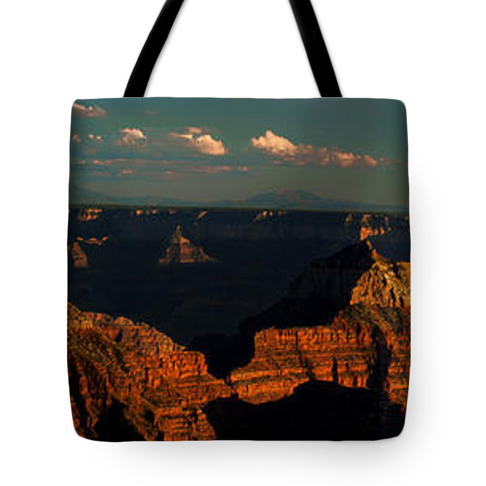 Dave Welling Tote Bag featuring the photograph Sunset North Rim Grand Canyon National Park Arizona by Dave Welling