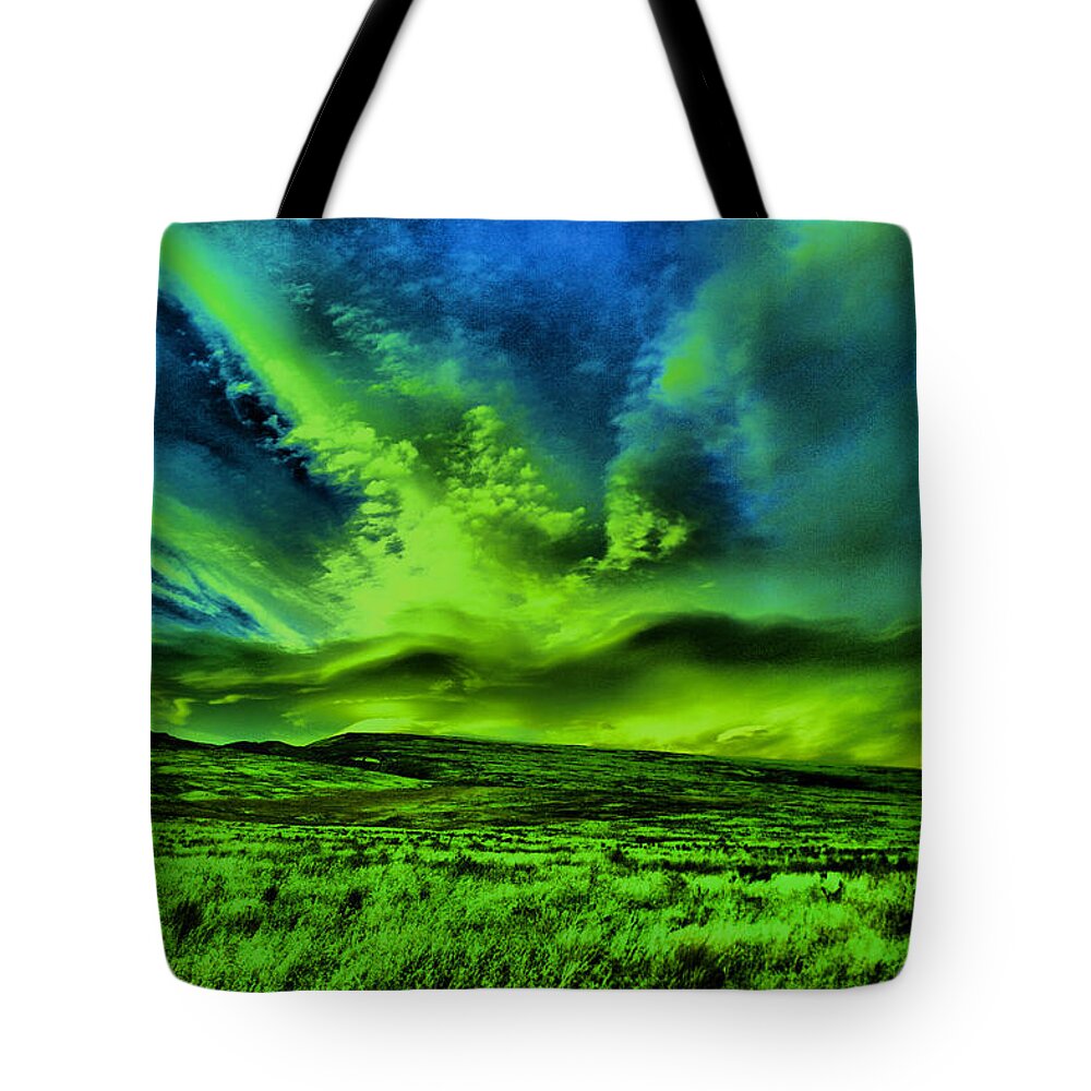 Sunset Tote Bag featuring the photograph Sunset on the LT Murry by Jeff Swan