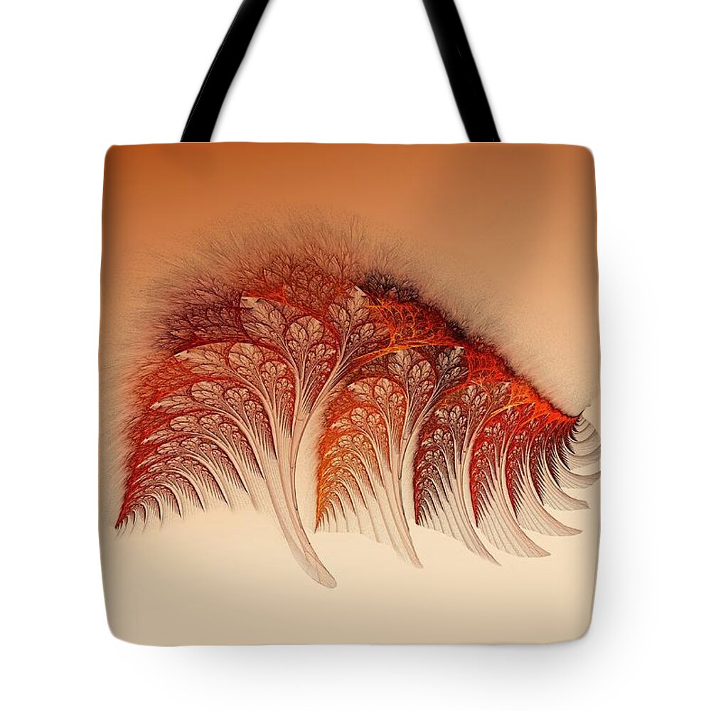  Tote Bag featuring the digital art Sunset on Yessland by Doug Morgan