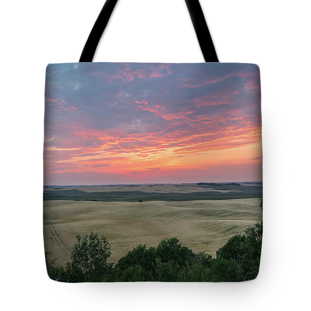 Photosbymch Tote Bag featuring the photograph Sunset over Teton Valley by M C Hood