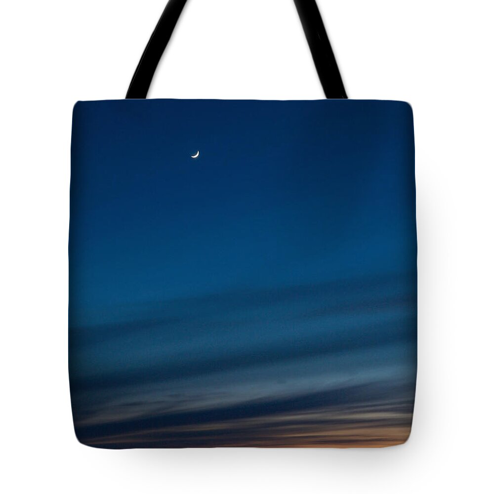 Talvi Tote Bag featuring the photograph Sunset over the Gulf of Bothnia by Jouko Lehto