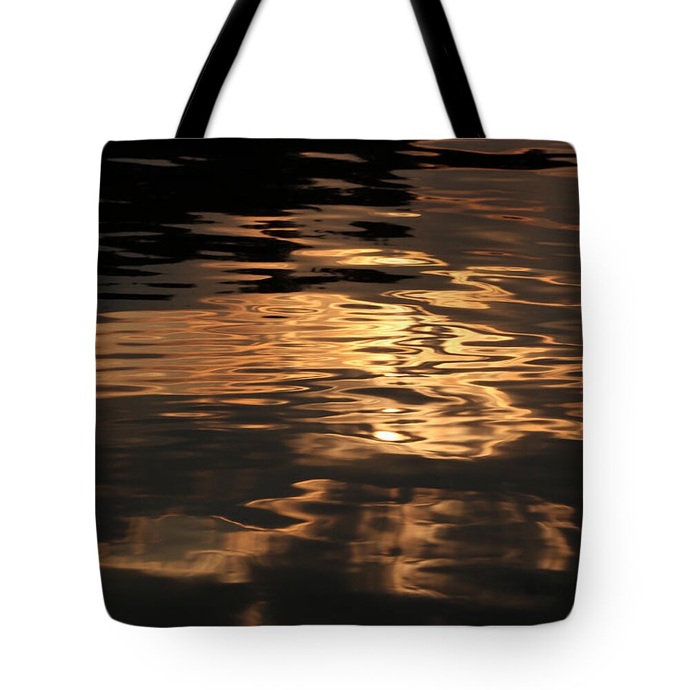 Sunset Tote Bag featuring the photograph Sunset Reflection by Geri Glavis