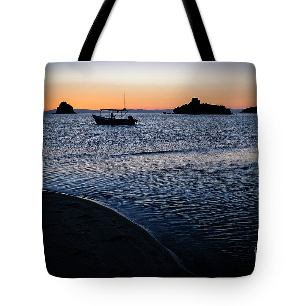 Sunset Tote Bag featuring the photograph Sunset Silhouettes by Becqi Sherman