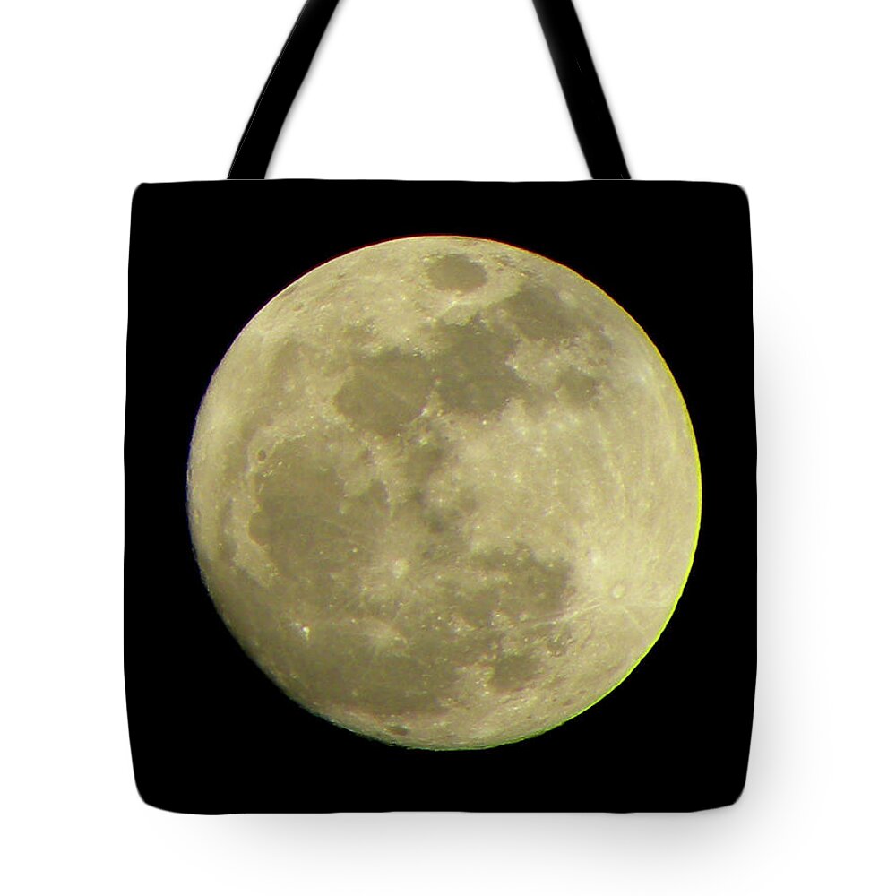 Super Moon Tote Bag featuring the photograph Super Moon March 19 2011 by Sandi OReilly