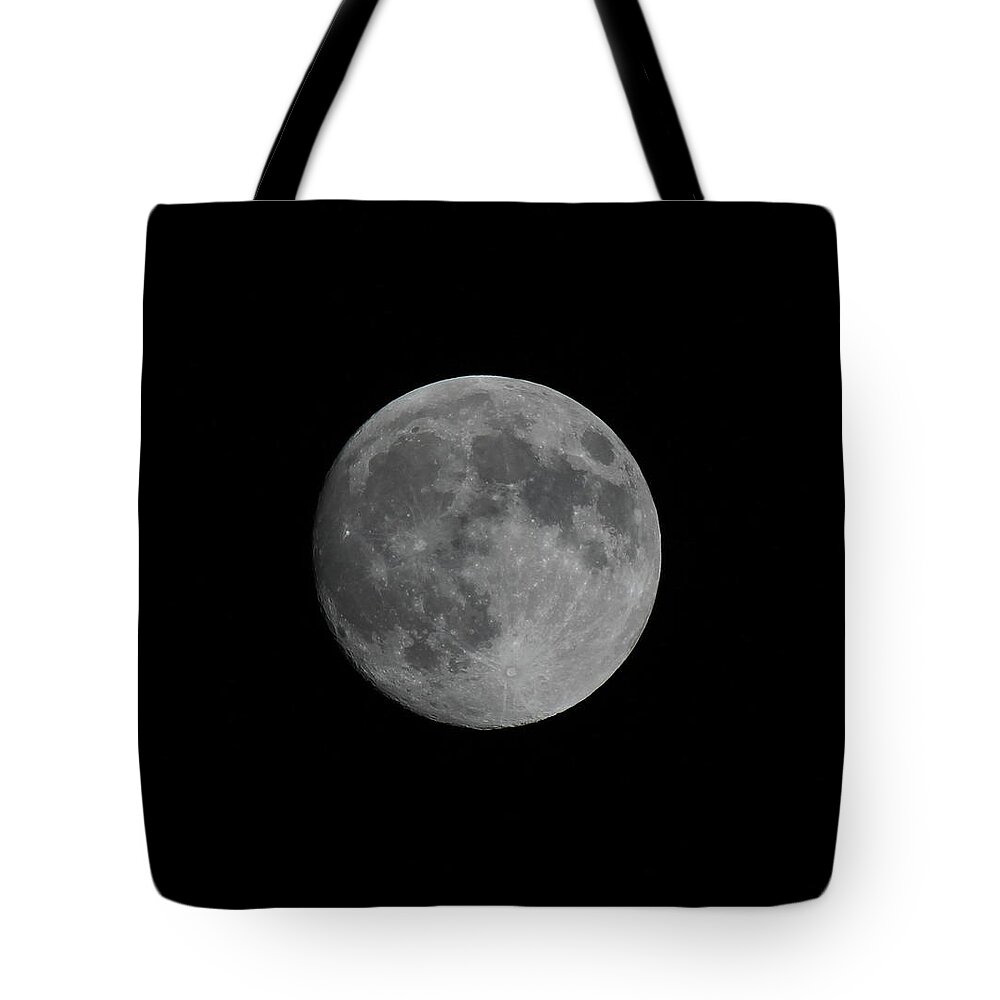 Detailed Tote Bag featuring the photograph Super Moon by Trent Mallett