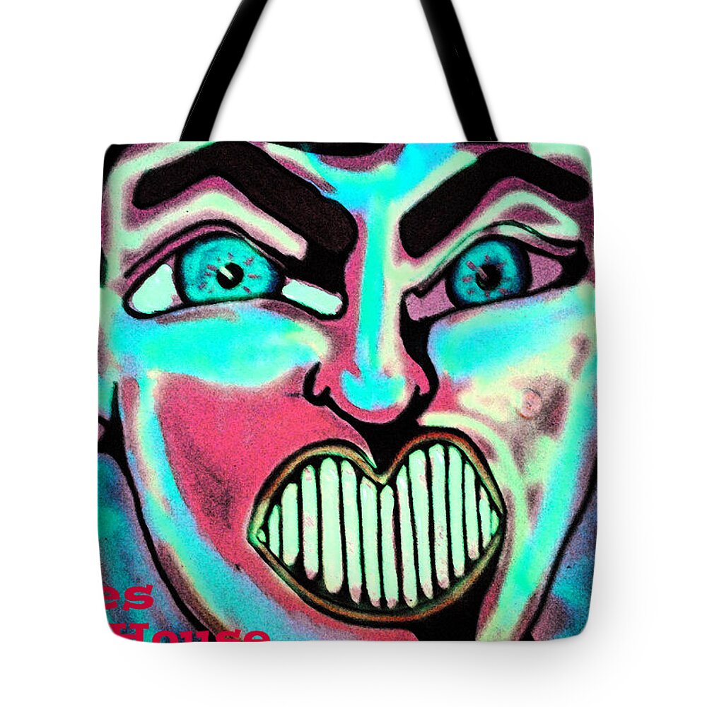 Tillie Tote Bag featuring the painting Super Tillie by Patricia Arroyo