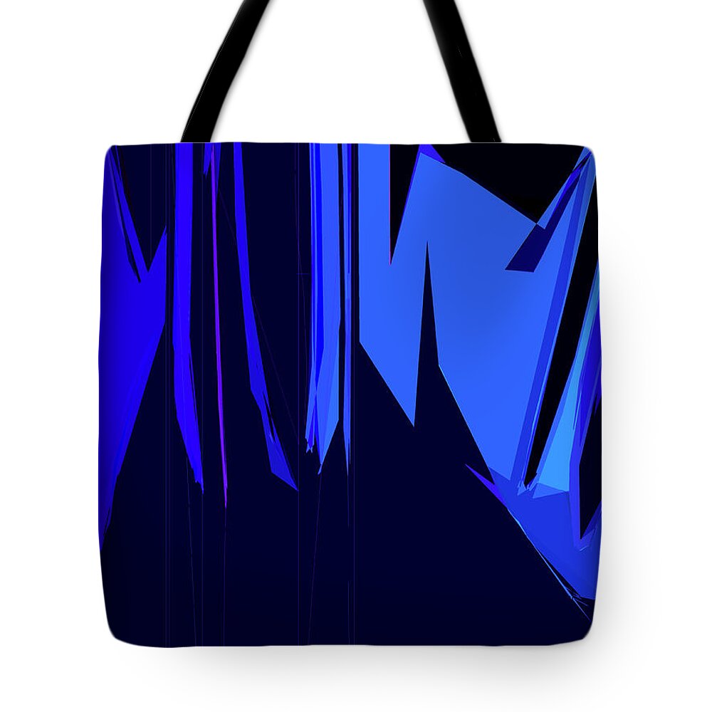 Abstract Tote Bag featuring the digital art Supplication 2 by Gina Harrison