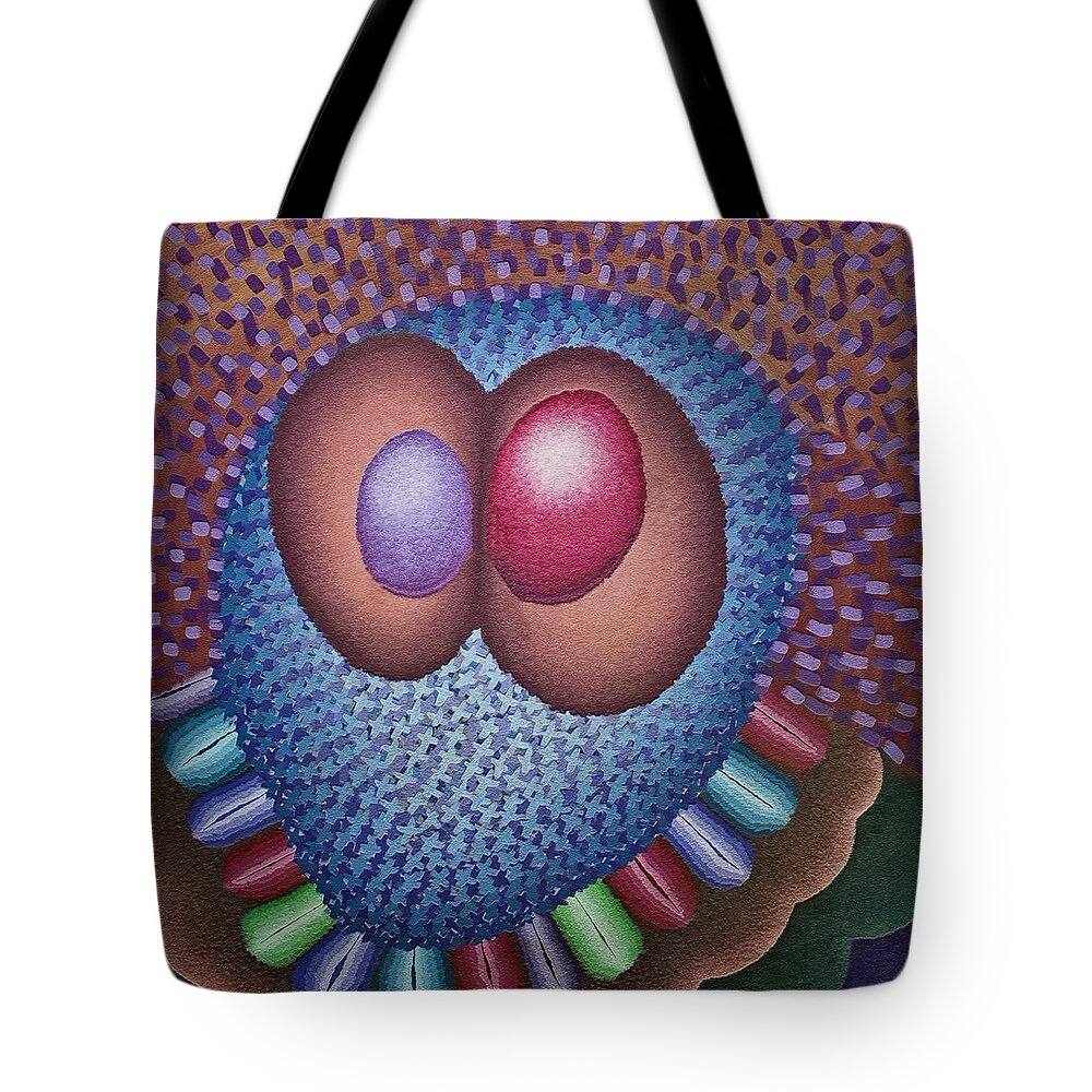 Just Another Pretty Face Tote Bag featuring the digital art Surely You Jest by Becky Titus