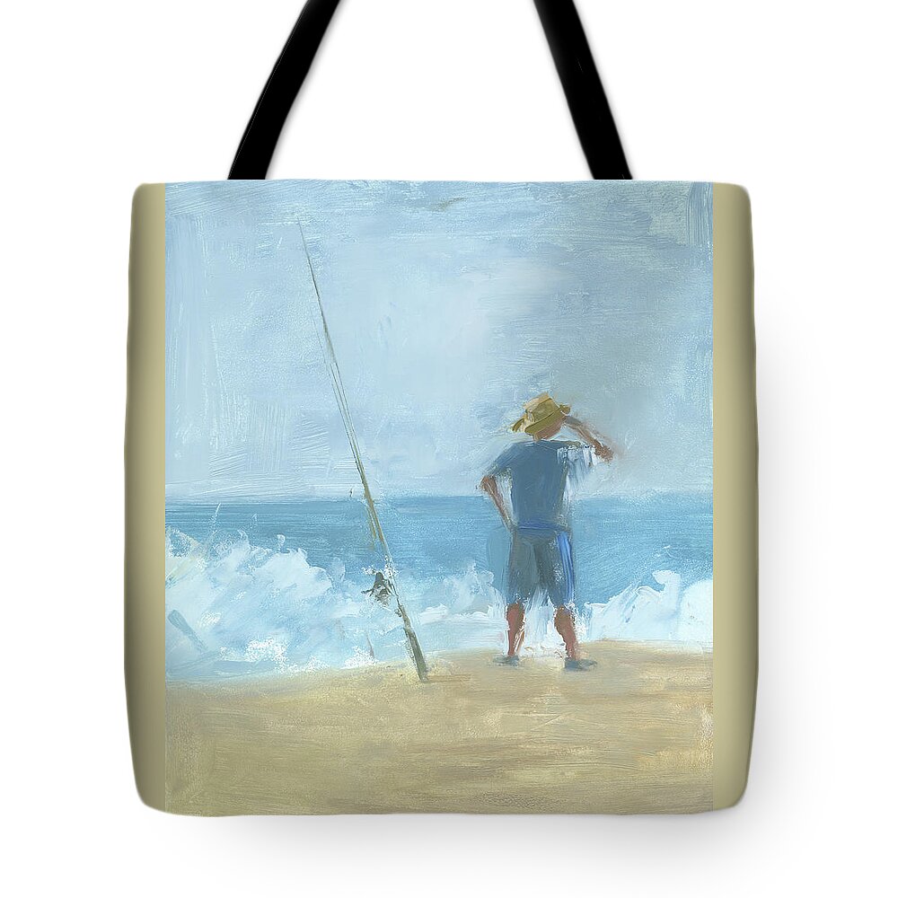 Surf Fishing Tote Bag by Chris N Rohrbach - Pixels Merch