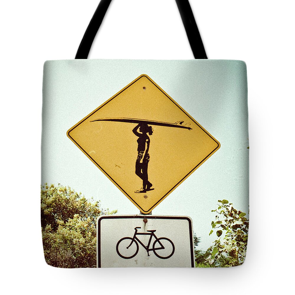 Surfer Girl Tote Bag featuring the photograph Surfer Girl by Ana V Ramirez