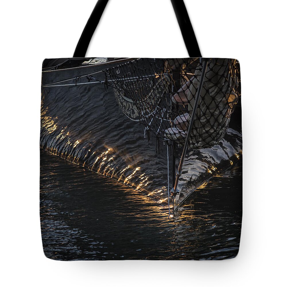 Astoria Tote Bag featuring the photograph Surreal Sailboat by Robert Potts