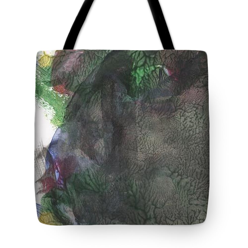 Innerview Tote Bag featuring the painting Surviving Colors by Levi