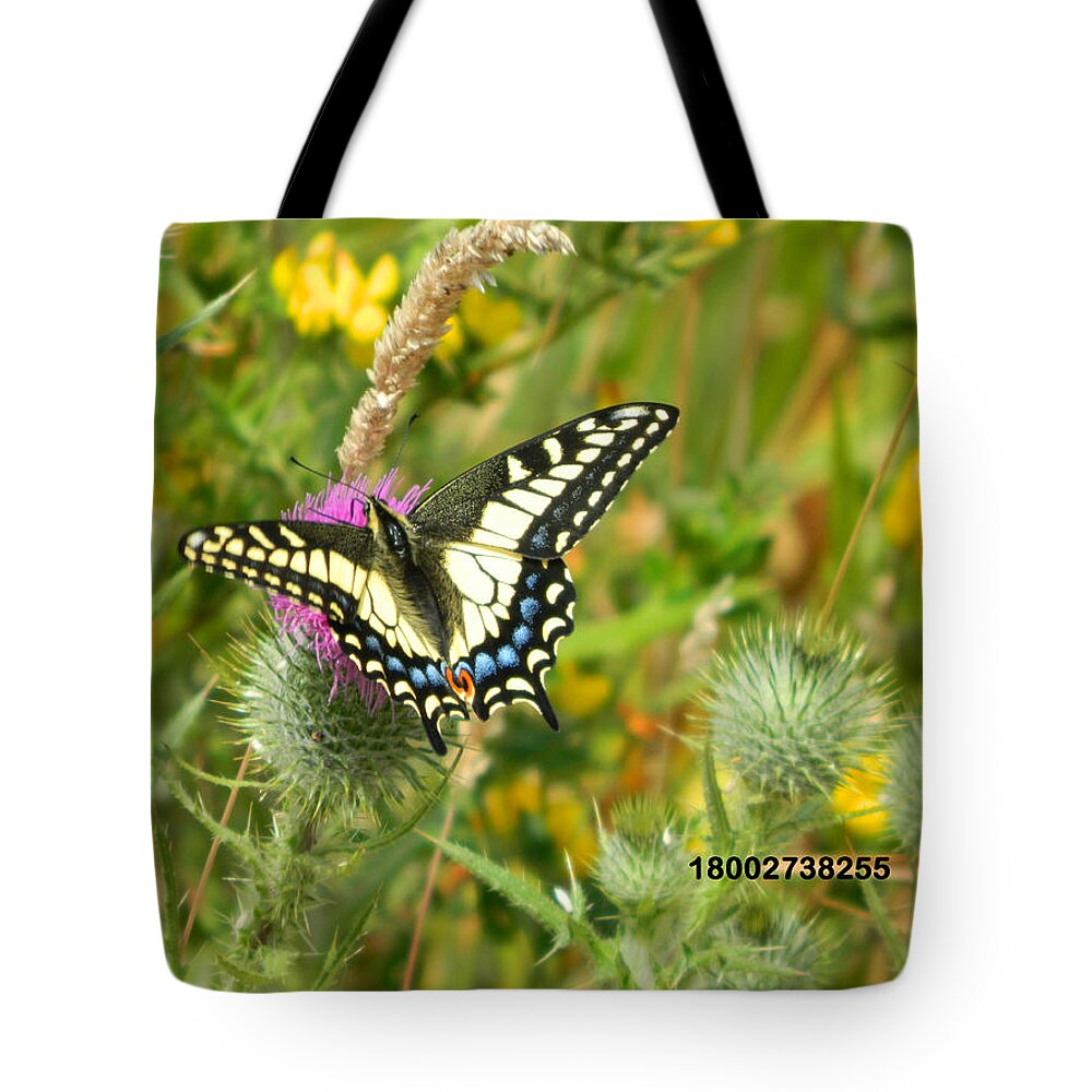 Suicide Tote Bag featuring the photograph Swallowtail Lifeline by Gallery Of Hope 