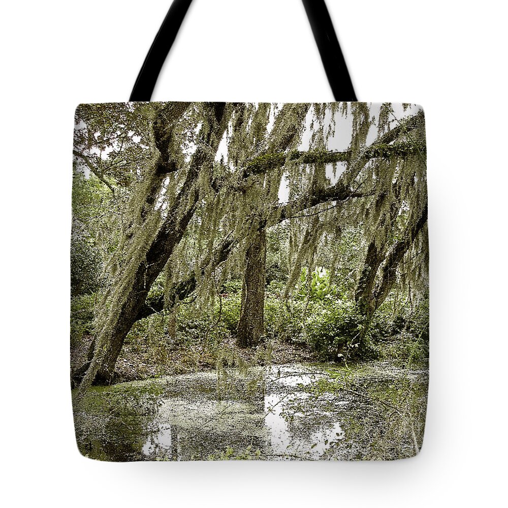  Tote Bag featuring the photograph Swampy Patch by Lydia Holly