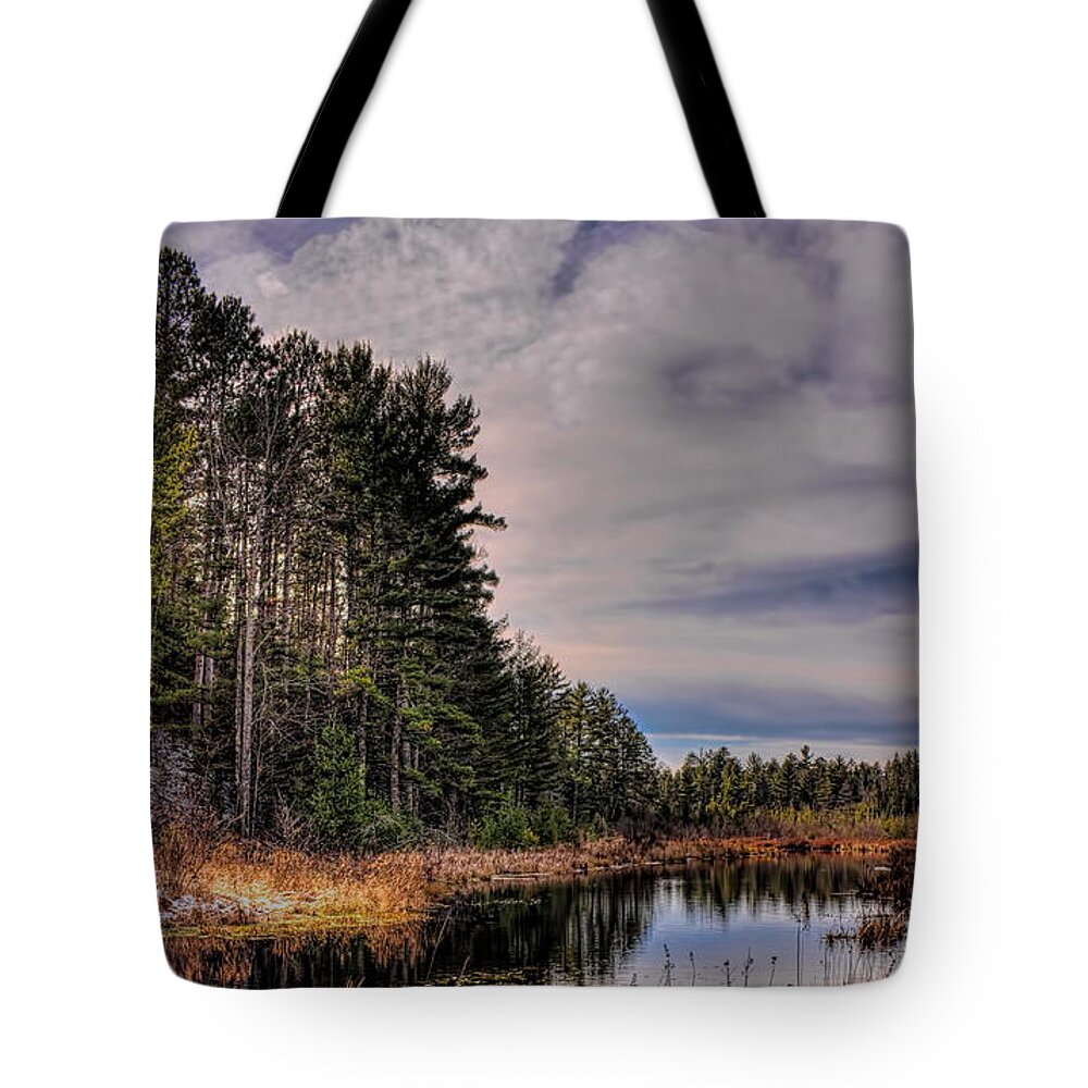 Northwoods Tote Bag featuring the photograph Sweeney Creek by Dale Kauzlaric