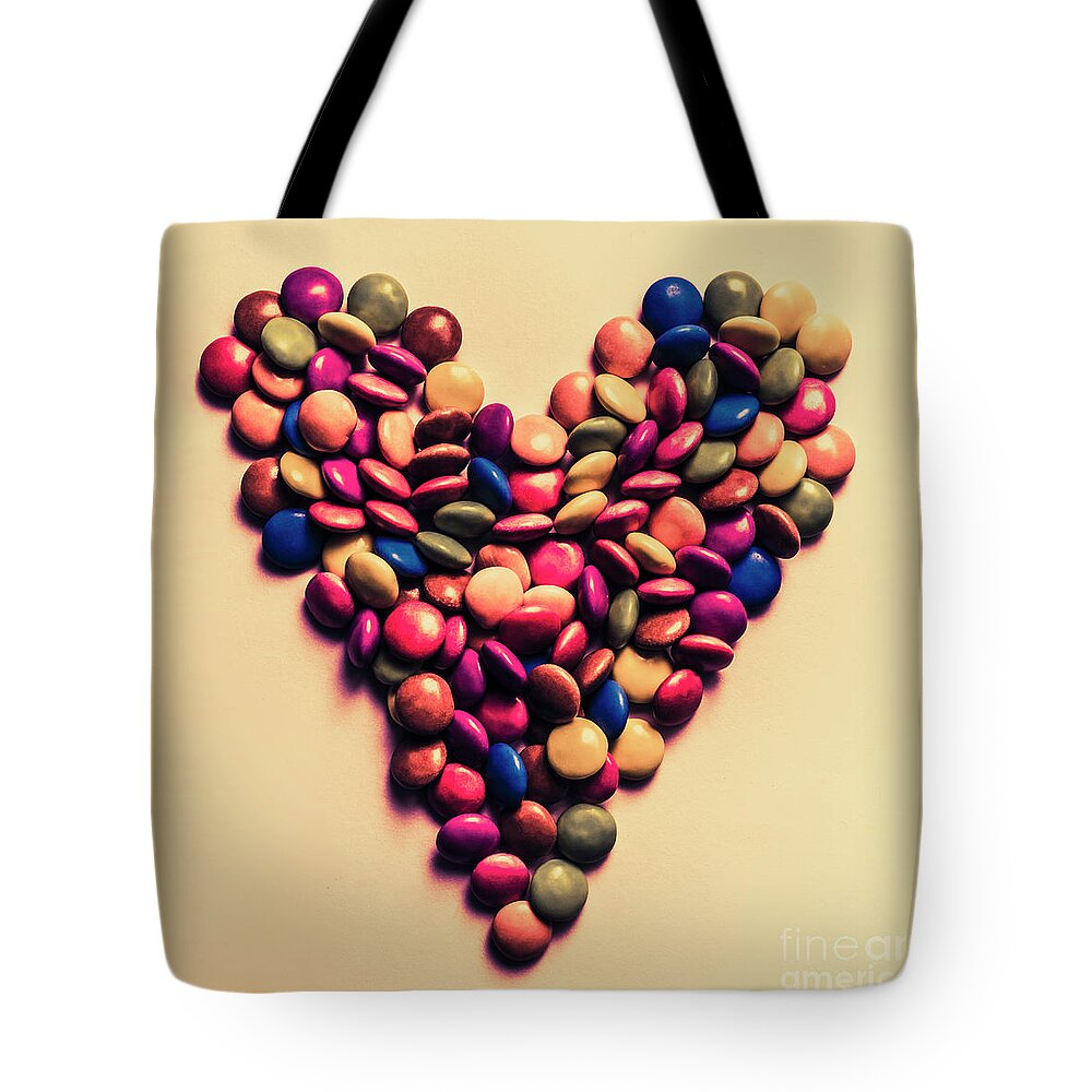 Heart Tote Bag featuring the photograph Sweet love for a sweetheart by Jorgo Photography