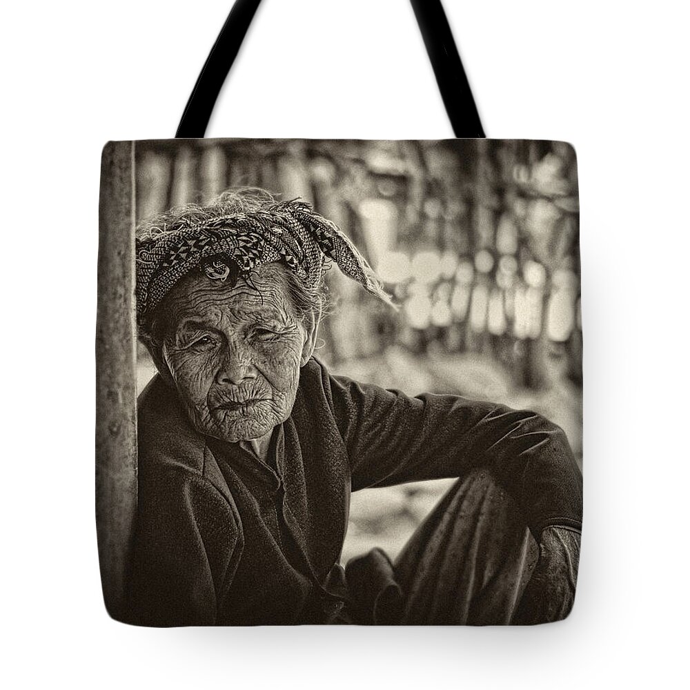 Asia Tote Bag featuring the photograph Sweet Senior by Cameron Wood