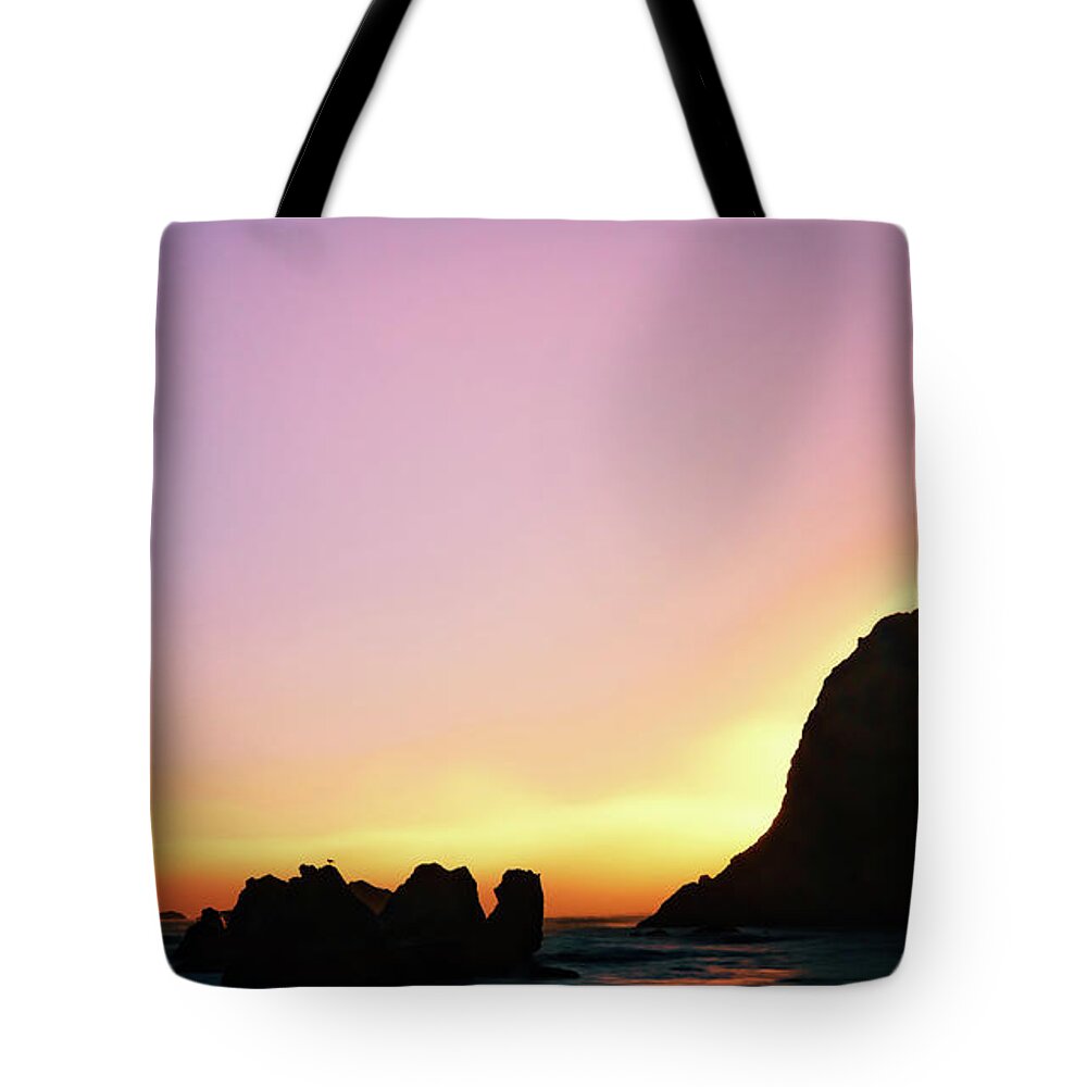 Long Exposure Tote Bag featuring the photograph SWEPT AWAY Beach Image Art by Jo Ann Tomaselli
