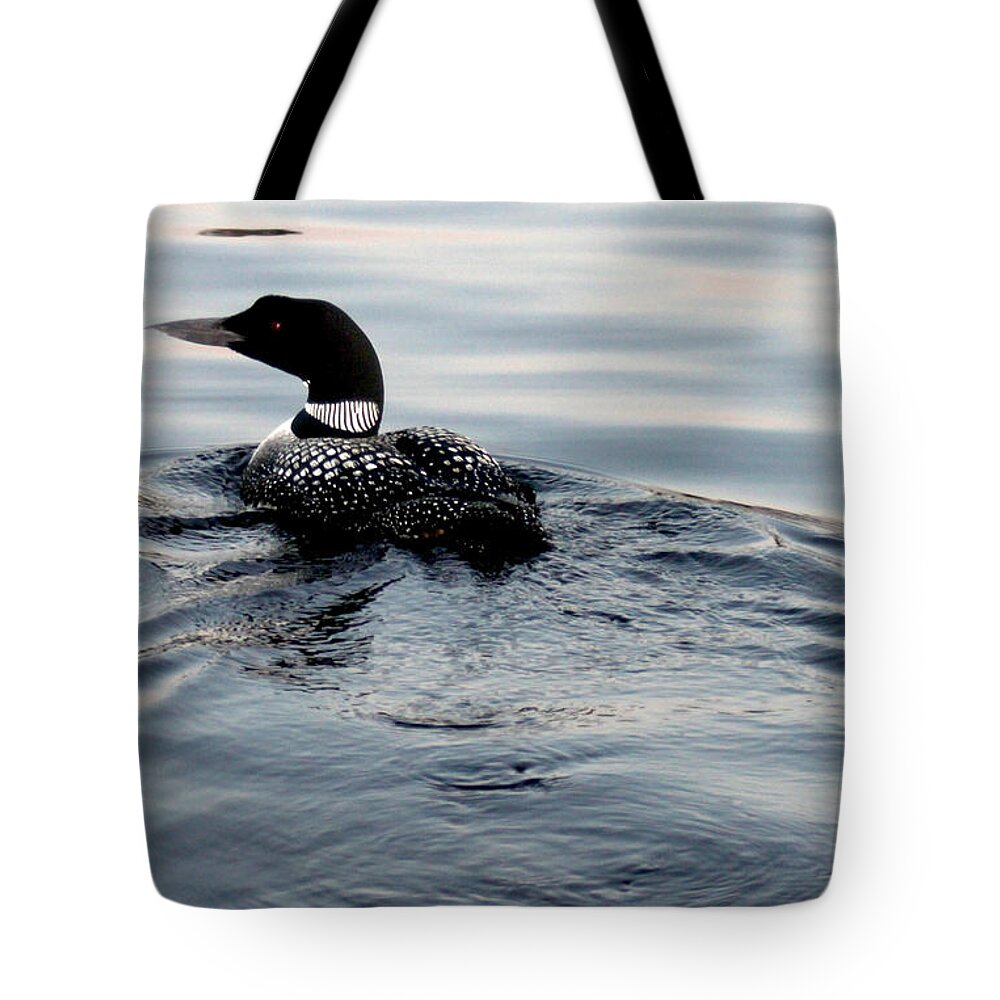 Nature Tote Bag featuring the photograph Swimming away by Robert Morin