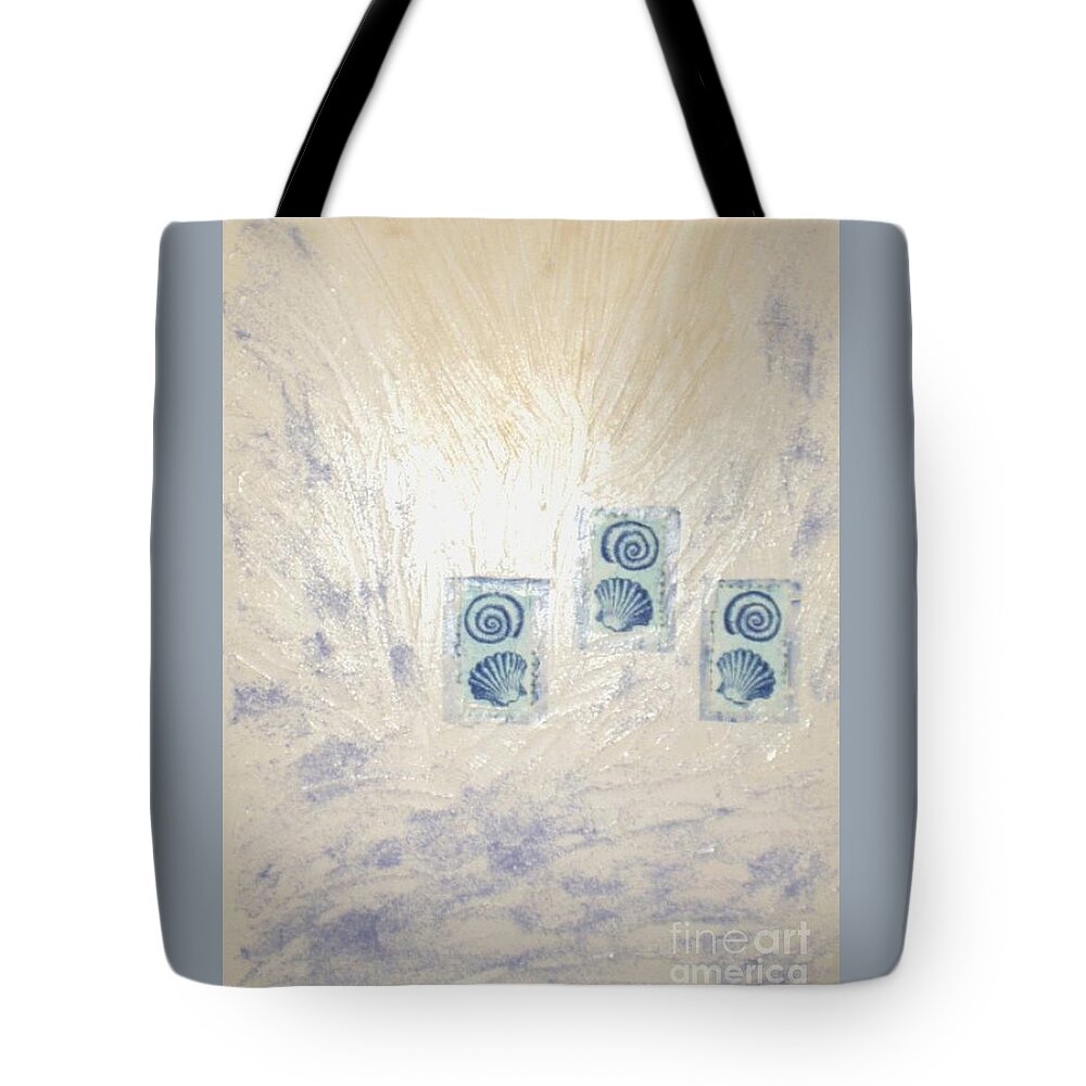 Pilbri Mood Art Tote Bag featuring the painting Swirl Of The Ocean by Pilbri Britta Neumaerker