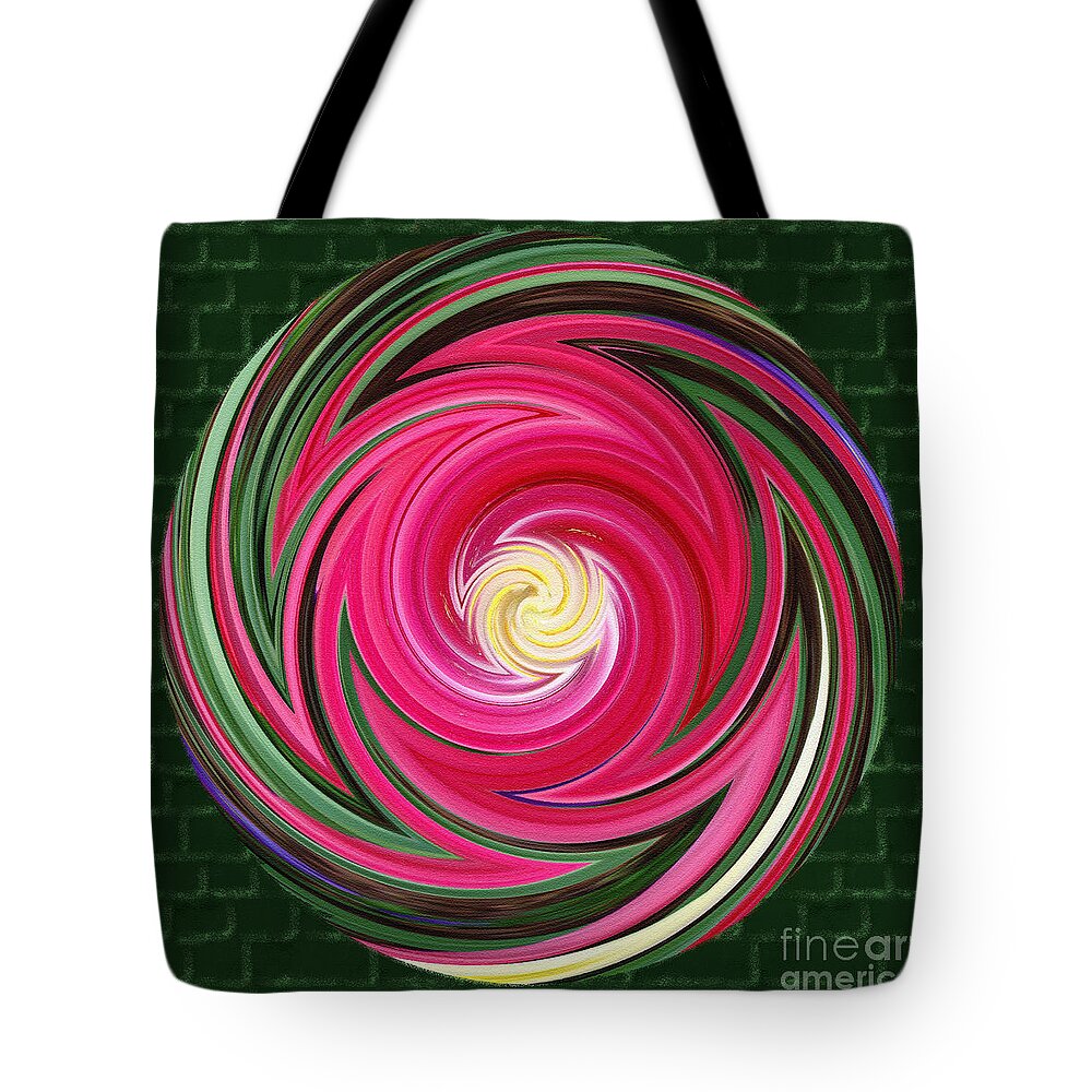 Abstract Tote Bag featuring the photograph Swirls of Color by Sue Melvin