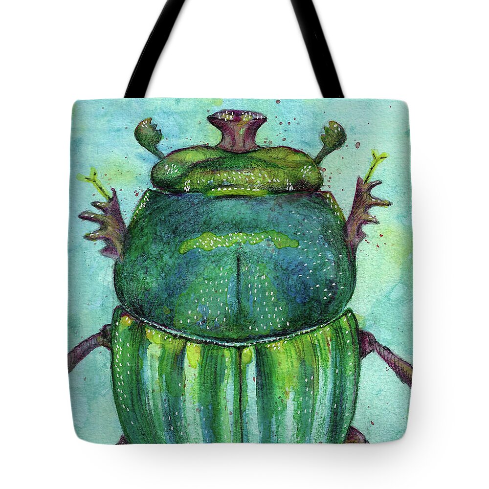 Nature Tote Bag featuring the painting Symbol of Strength by AnneMarie Welsh
