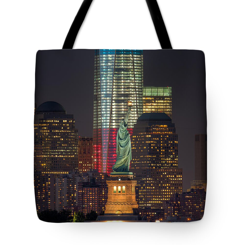 Clarence Holmes Tote Bag featuring the photograph Symbols of Freedom II by Clarence Holmes