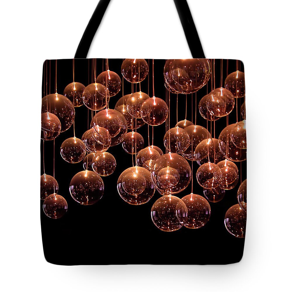 Bubble Tote Bag featuring the photograph Symphony in the Dark by Evelina Kremsdorf