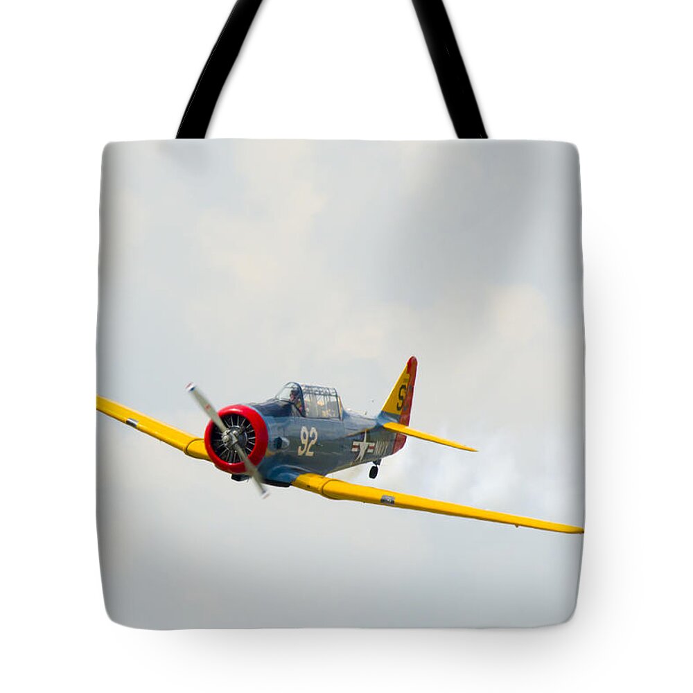 T-6g Tote Bag featuring the photograph T-6G Bank by Brian Jordan