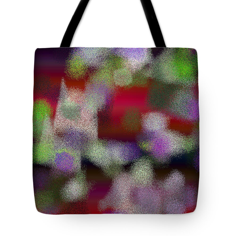 Abstract Tote Bag featuring the digital art T.1.2017.127.1x1.5120x5120 by Gareth Lewis