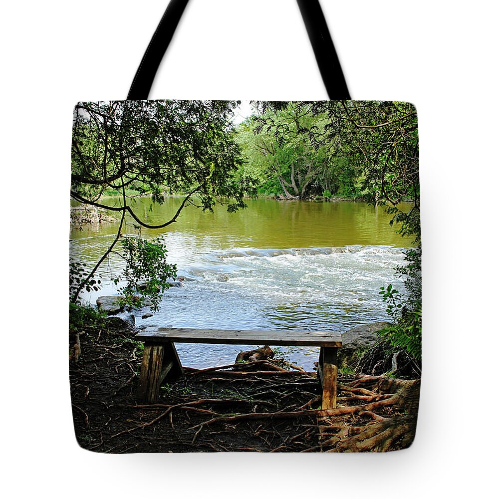 Guelph Tote Bag featuring the photograph Take A Moment by Debbie Oppermann