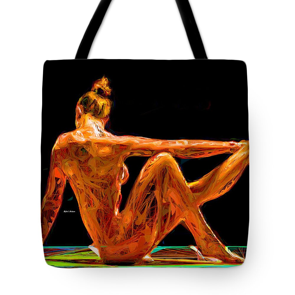 Rafael Salazar Tote Bag featuring the digital art Taking care of number one by Rafael Salazar