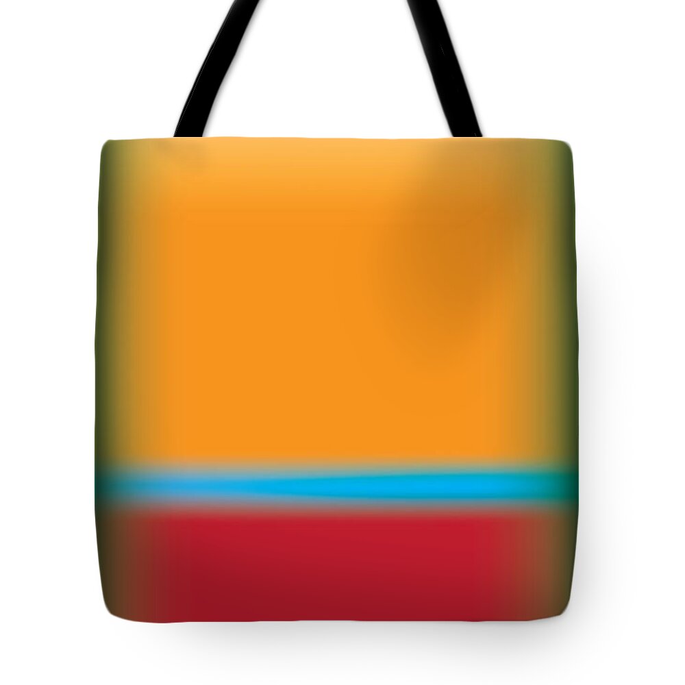 Modern Art Tote Bag featuring the digital art Tall Abstract Color by Gary Grayson