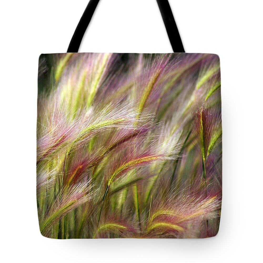 Plants Tote Bag featuring the photograph Tall Grass by Marty Koch