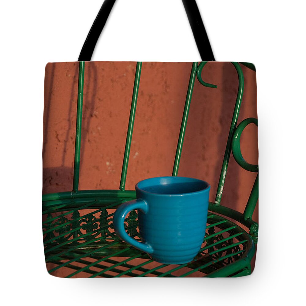 Coffee Tote Bag featuring the photograph Taos Coffee by Jolynn Reed